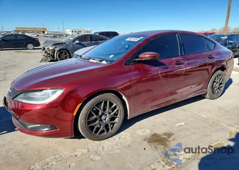 2016 Chrysler 200 S из США, поврежденный, VIN 1C3CCCDG0GN110450